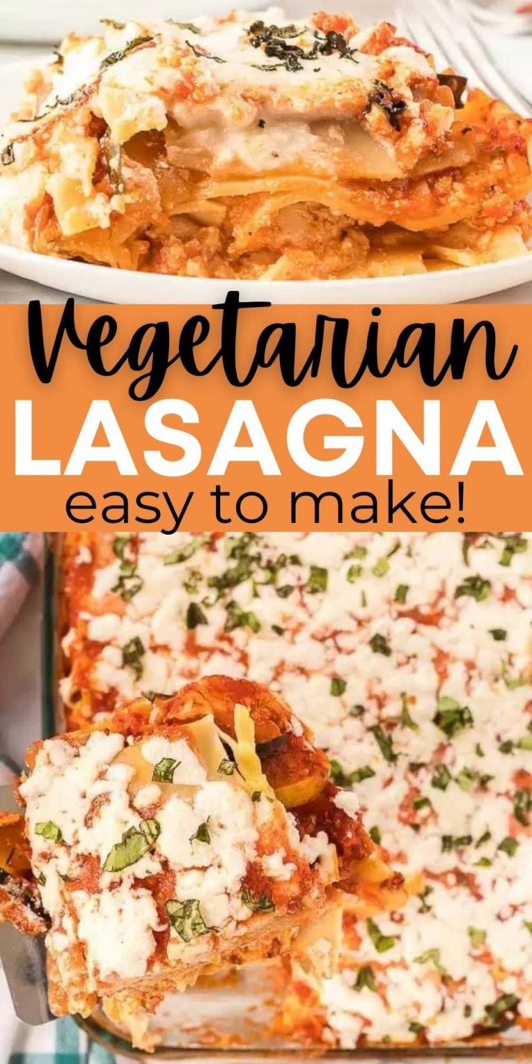 Best vegetarian lasagna recipe- Meatless Lasagna Everyone Will Love
