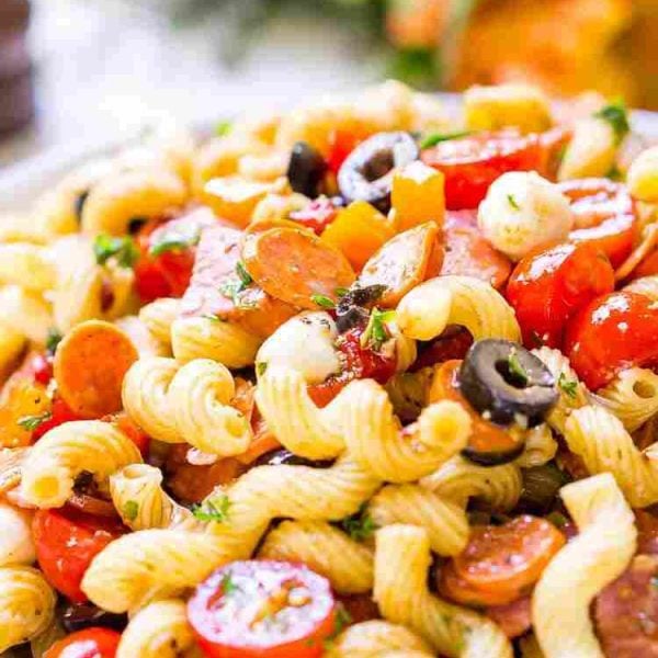 25 Easy Cold Pasta Salad Recipes - Eating on a Dime