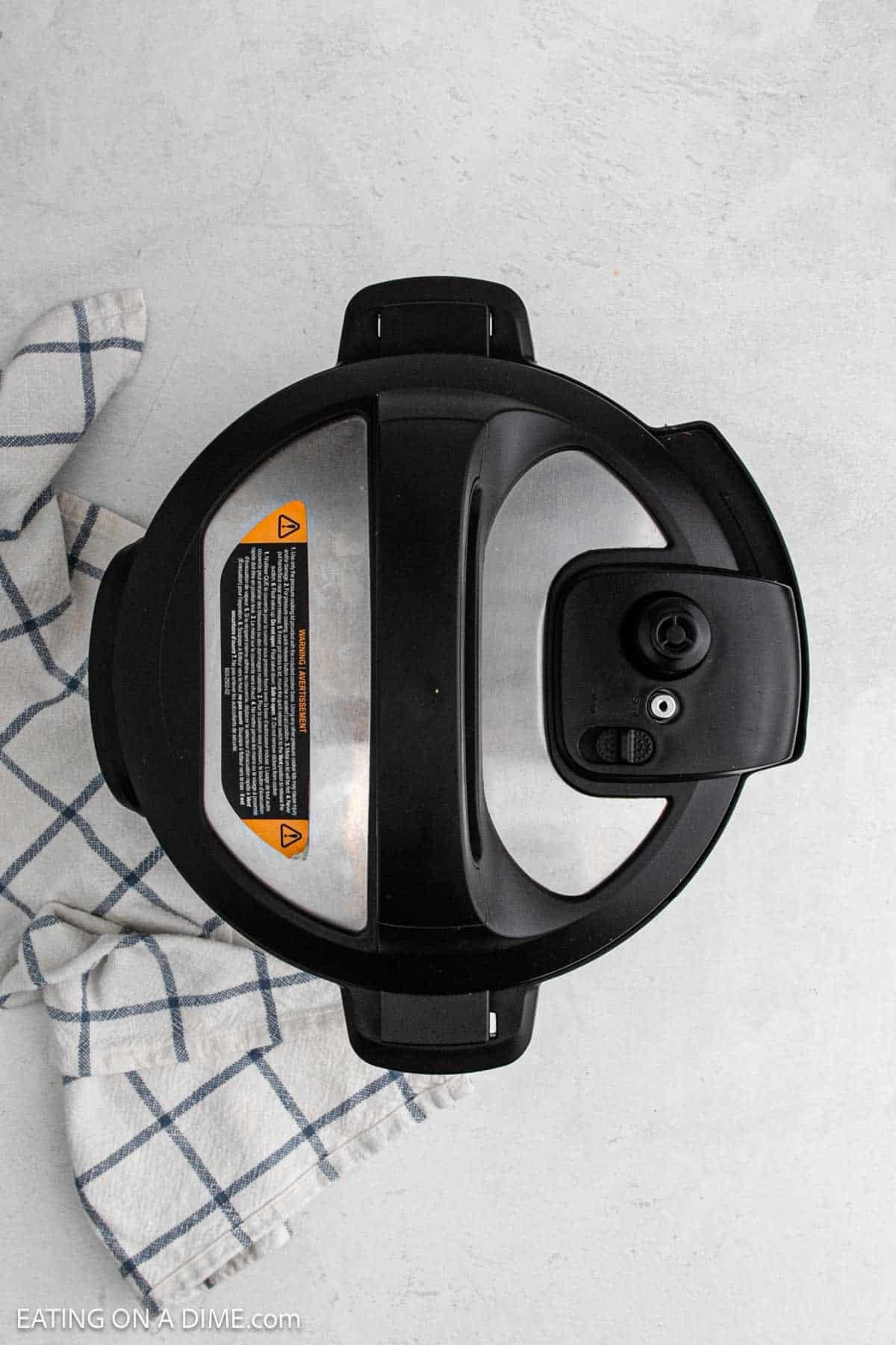 Lid on the instant pot.