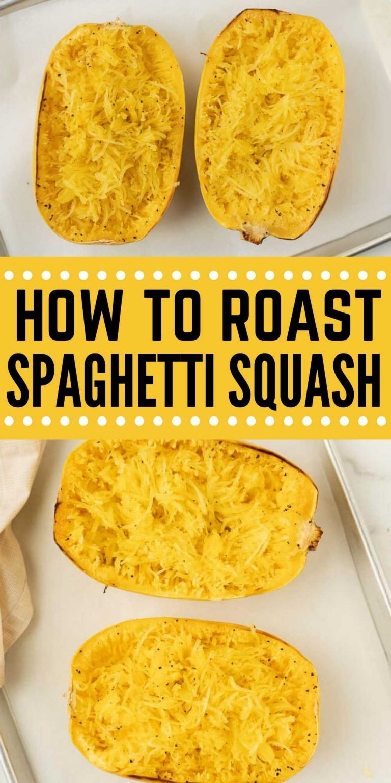How to Roast Spaghetti Squash - Eating on a Dime