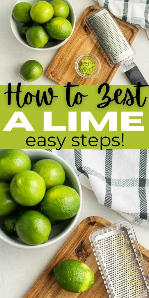 How to Zest a Lime to add the tangy flavor to your recipes is easy to do. Follow these preferred methods to help you zest a lime. Learn how to make lime zest.  It’s easy to do! #eatingonadime #howto #limezest #limes 
