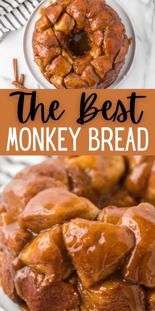 Learn how to make Monkey Bread with biscuits for a tasty breakfast idea. Easy Monkey bread recipe is simple to make and so easy to put together. You are going to love this easy breakfast recipe.  #eatingonadime #breadrecipes #breakfastrecipes 
