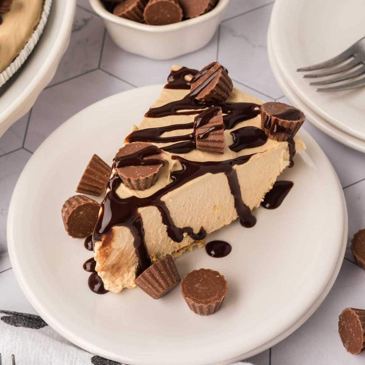 No Bake Peanut Butter Pie-image