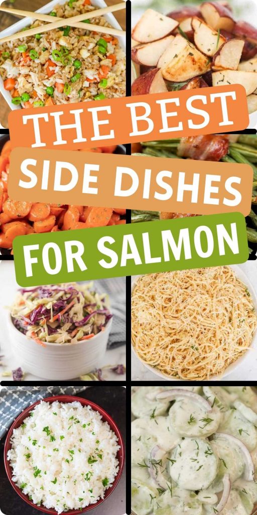 Try 31 of the best salmon side dishes for a quick and easy dinner. Learn what to serve with salmon for a delicious dinner. You are going to love these healthy side dishes options to make the best dinner with salmon for your family.  #eatingonadime #sidedishes #sidedishrecipes #salmon #salmonsides 
