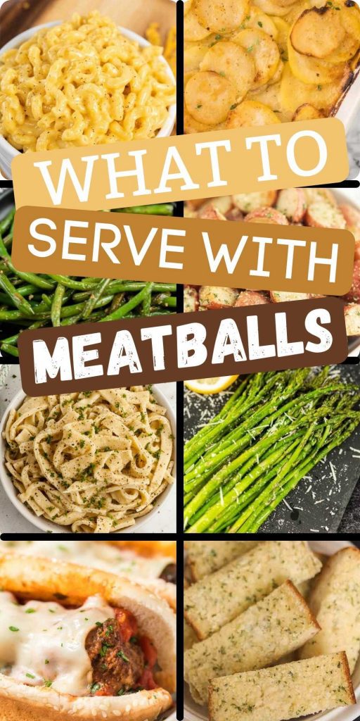 Try these easy and delicious side dishes for meatballs. Learn what to Serve with Meatballs for a tasty dinner that the entire family will love.  #eatingonadime #meatballs #sidedishes #sidedishrecipes 

