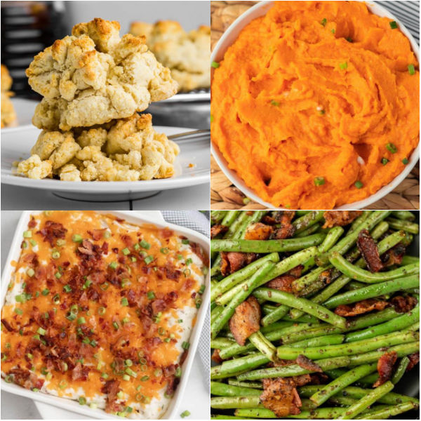 The best gluten free sides to enjoy with lunch or dinner that the entire family will love. Easy gluten free side dish recipes the entire family will love. These gluten free side dish recipes are easy to make and perfect for a summer BBQ, for Christmas or for Thanksgiving. #eatingonadime #glutenfreerecipes #sidedishrecipes #sidedishes #glutenfree 
