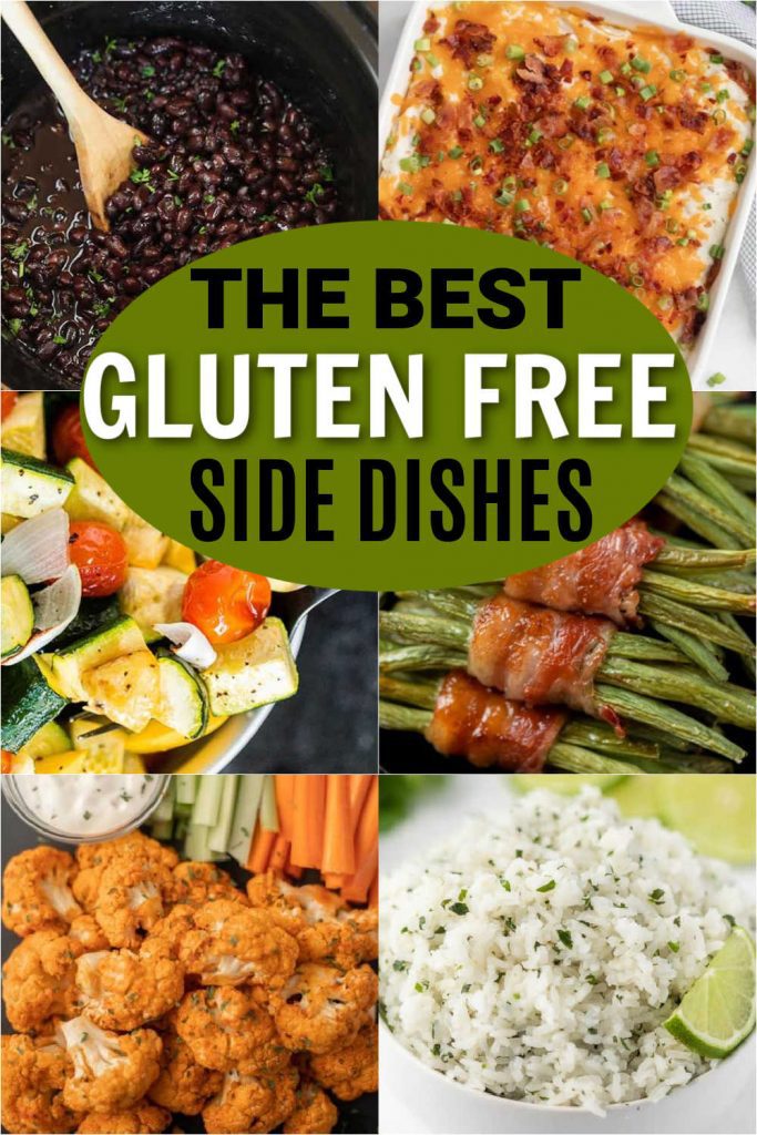 The best gluten free sides to enjoy with lunch or dinner. Easy gluten free side dish recipes the entire family will love. These gluten free side dish recipes are easy to make and perfect for a summer BBQ, for Christmas or for Thanksgiving. #eatingonadime #glutenfreerecipes #sidedishrecipes #sidedishes #glutenfree 
