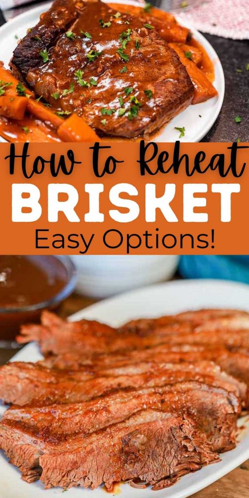 
Learn How to Reheat Brisket different ways including in the oven or in a crock pot so you can reuse it in different recipes. This juicy and tender meat is so good leftover. Learn the best ways to reheat brisket.  #eatingonadime #howto #brisket 