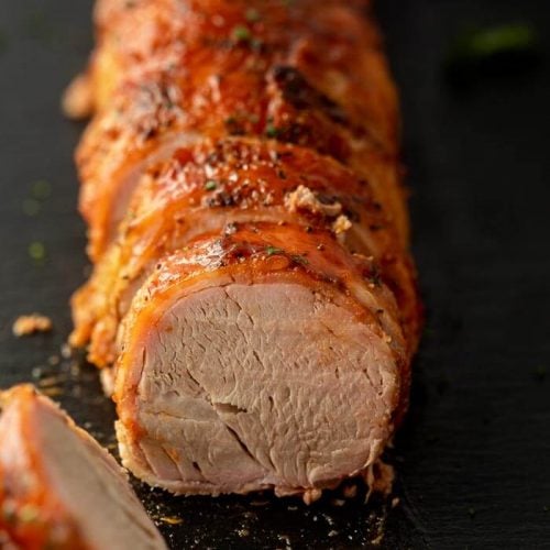 Bacon Wrapped Pork Tenderloin