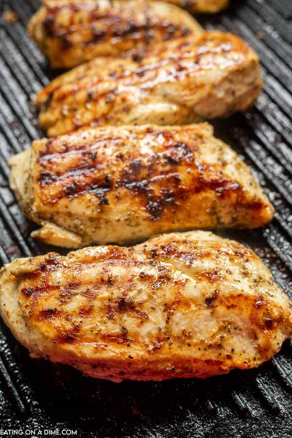 Chicken on the grill. 