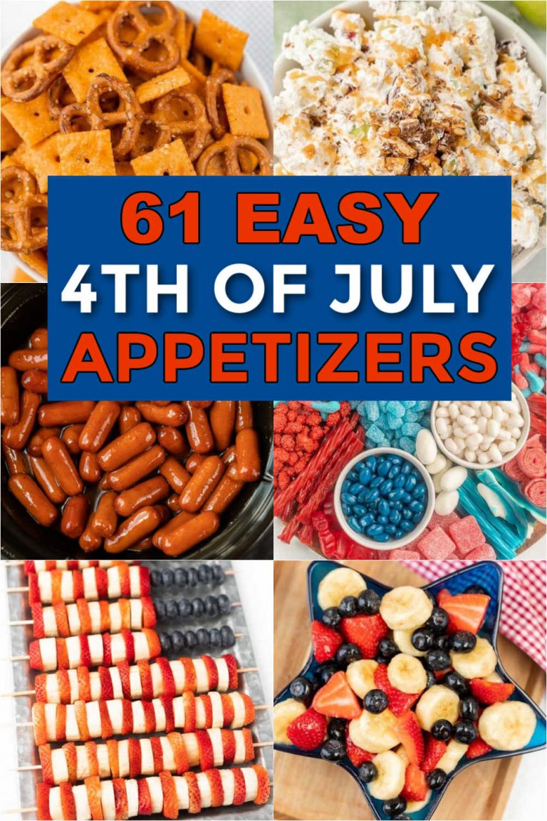 4th of July Appetizers - 61 Easy Appetizers for the 4th of July
