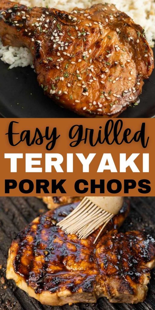 Grilled Teriyaki Pork Chops is one of the best ways to eat pork chops. The Teriyaki Sauce is made with simple ingredients and taste great. You are going to love this teriyaki glazed grilled pork chops.  #eatingonadime #grillonadime#grillingrecipes #porkrecipes #porkchoprecipes #teriyakirecipes 
