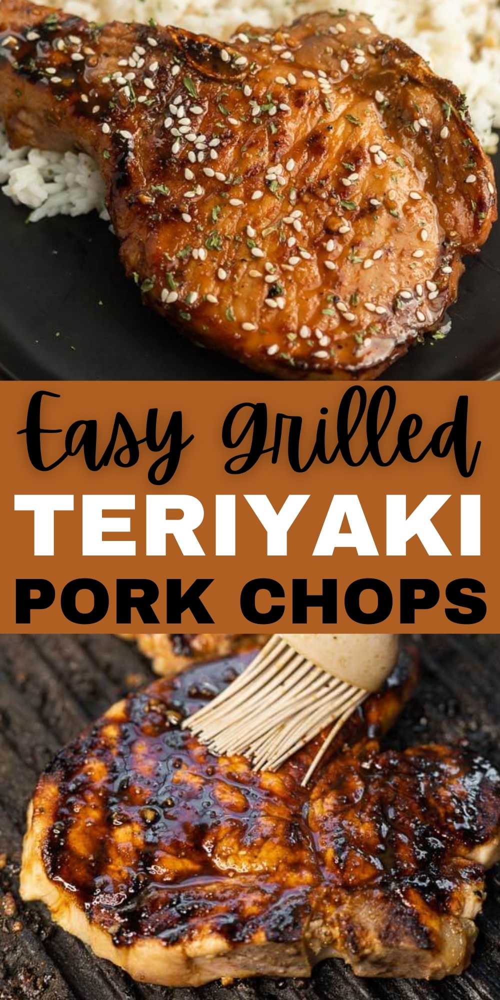 Grilled Teriyaki Pork Chops - easy grilled recipe