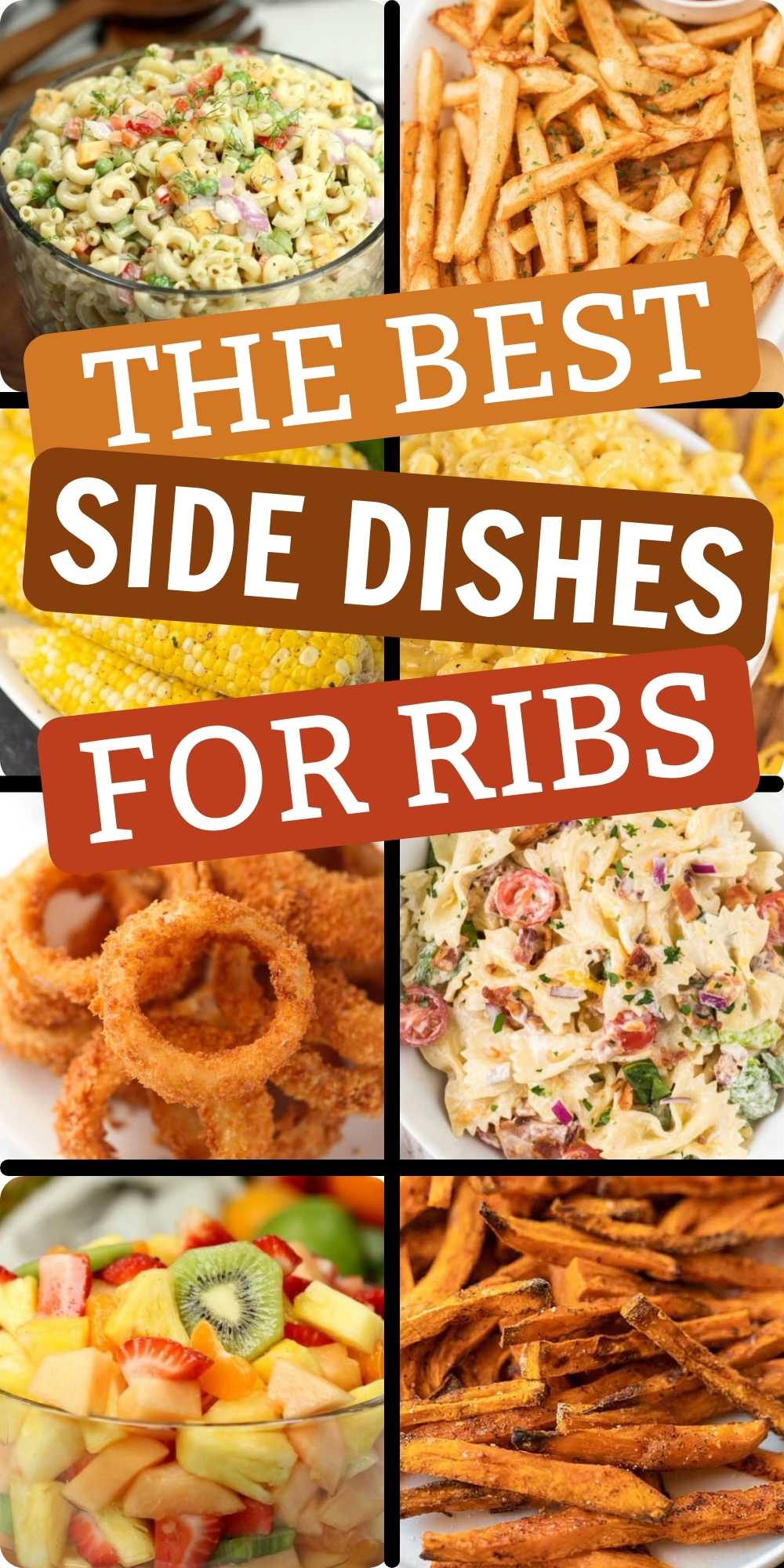 33 sides for ribs you are going to love in less than 30 minutes. Try the best side dishes for ribs that are easy and delicious. These are the best side dishes to serve with ribs to make an easy dinner that the entire family will love.  #eatingonadime #ribsides #sidedishes #sides 
