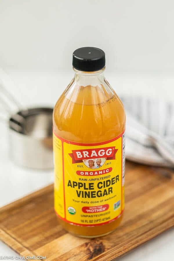 A bottle of Apple Cider Vinegar