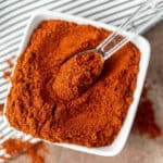 Chili powder in a bowl.
