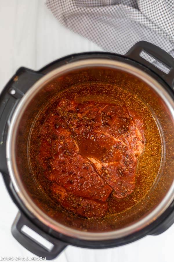 Beef barbacoa in an a instant pot