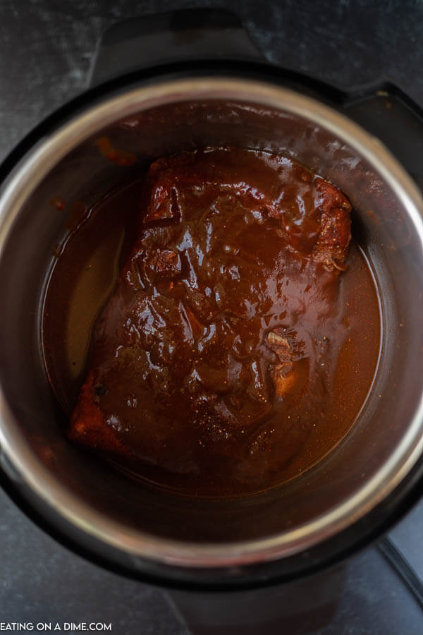 instant pot beef brisket in pressure cooker. 