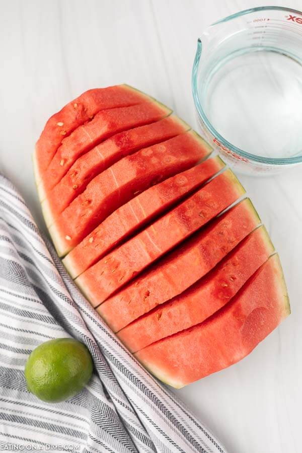 Ingredients for Watermelon Water.