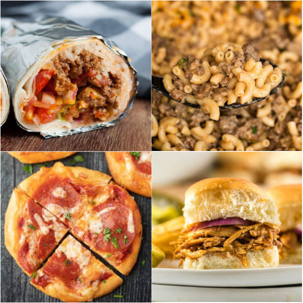 Everyone will enjoy these delicious and easy Friday night dinner ideas. These quick and fun dinner recipes are perfect for a laid back family night. 37 easy recipes that everyone will love. These are the best family friendly recipes that is great for kids too! #eatingonadime #easydinners #fridaynightdinners #easyrecipes 