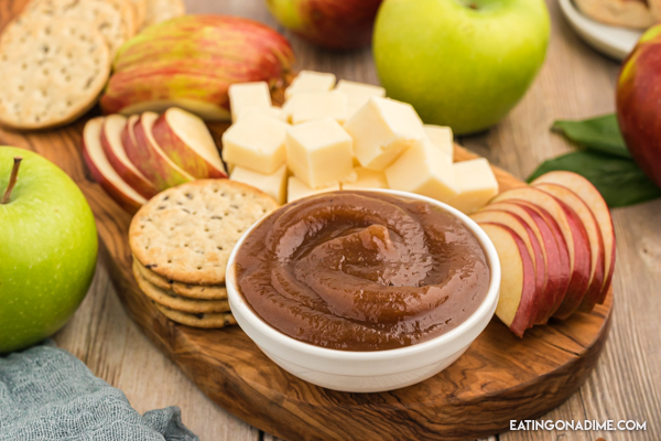 Apple Butter in a bowl. 