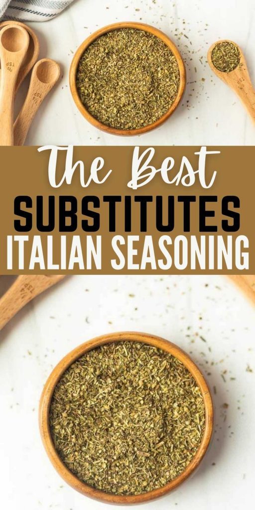 If you find that you are out of Italian Seasoning, we have gathered The Best Italian Seasoning Substitute so your recipe isn't ruin. #eatingonadime #ingredientsubstitutions #italianseasonings #substitions 
