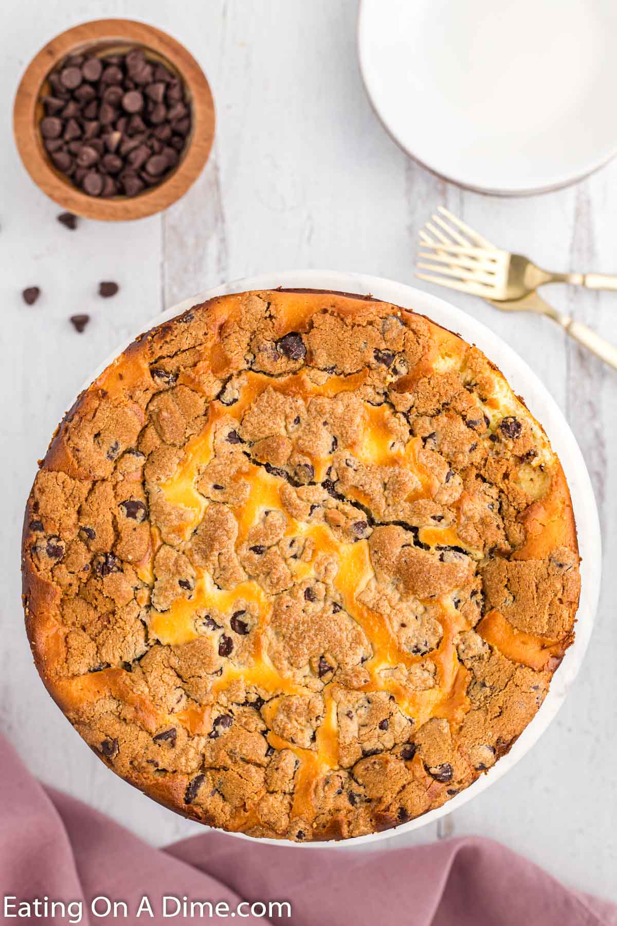 Whole Chocolate Chip Cheesecake