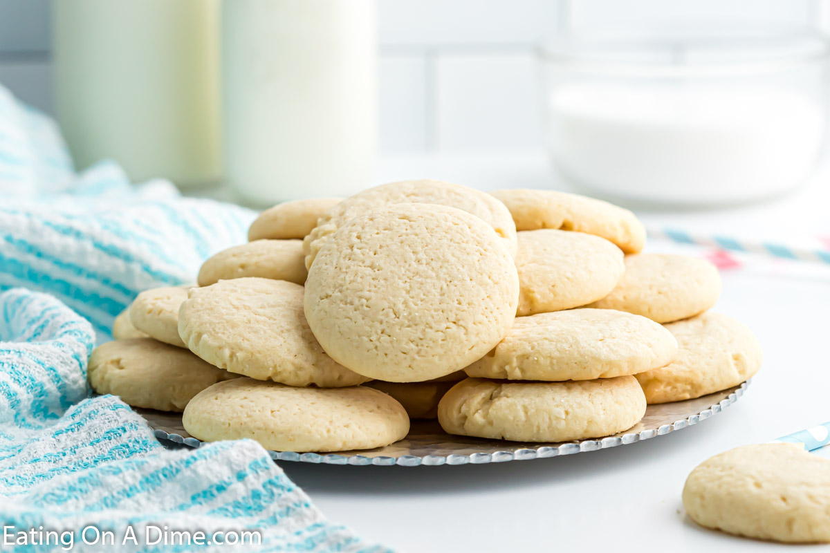 Sugar Cookies on a platter