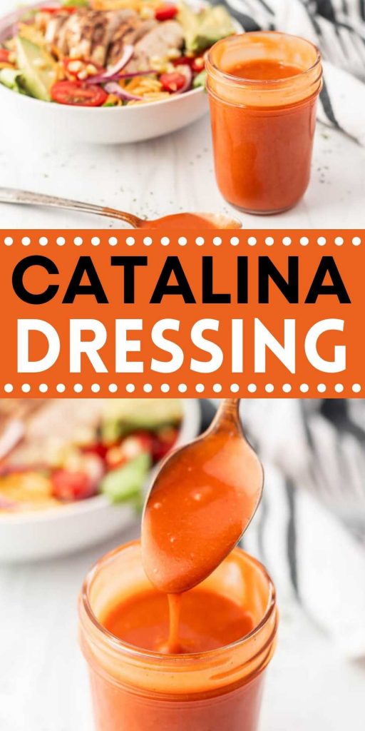 Homemade Catalina Dressing recipe is a tasty blend of sweet and tangy ingredients. Enjoy it with salad, burgers and much more. Learn how to make healthy Catalina dressing at home with this easy to make recipe.  #eatingonadime #saladdressingrecipes #catalinarecipes 
