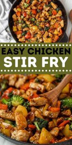 Easy Chicken Stir Fry Recipe - Simple Chicken Stir Fry