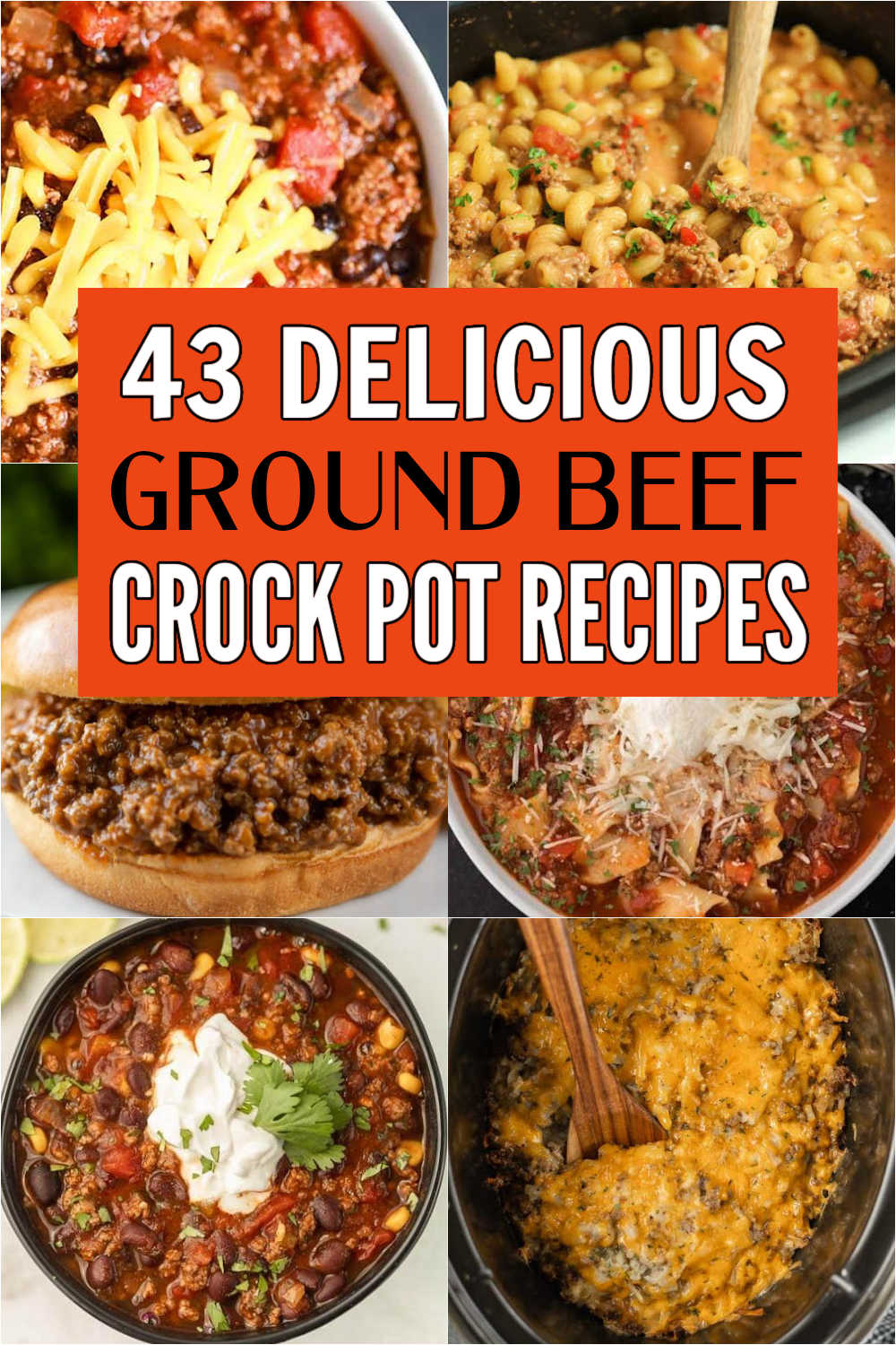 Ground crock recipes - 43 easy slow cooker ground recipes