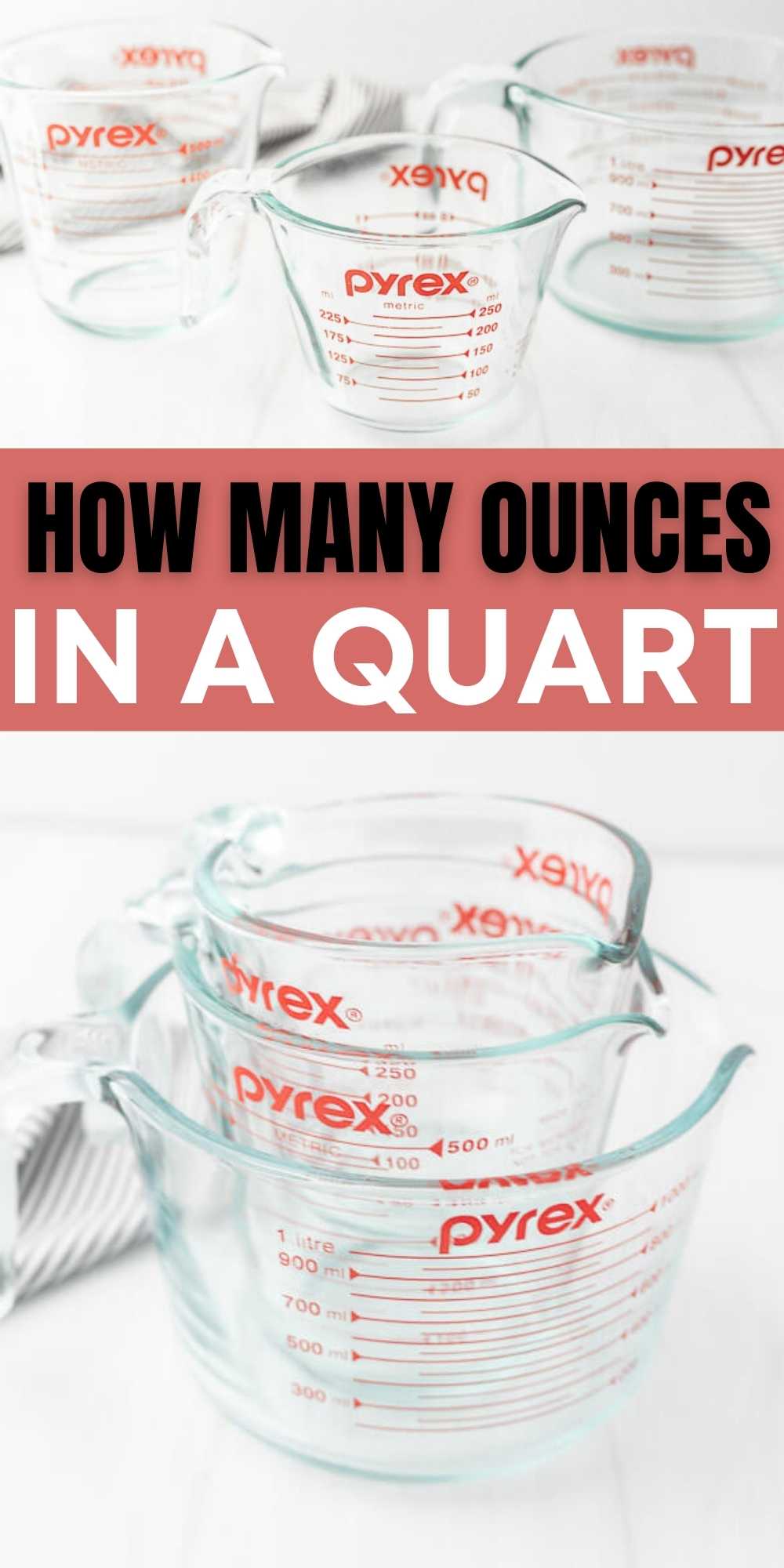 If you need to make adjustments to your recipes, we will show you How Many Ounces in a Quart. Easy conversions to help save your recipe. #eatingonadime #kitchentips #converstions 

