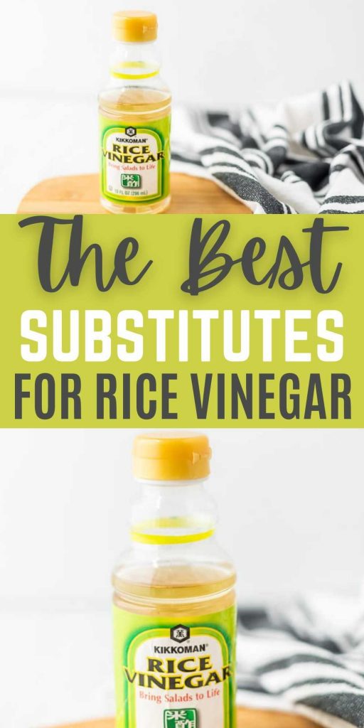 If you are searching for The Best Substitutes for Rice Vinegar we have gathered 7 substitutes. Pantry staple substitutes for your recipe. #eatingonadime #ingredientsubstitutes #ricevinegar 
