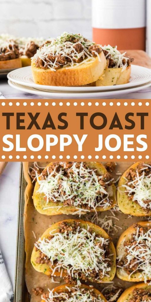 If you love Sloppy Joes then you are going to love this Texas Toast Sloppy Joes Recipe. Texas Toast is topped our favorite sloppy joe recipe. This is the best sloppy joes that is easy to make at home as well! #eatingonadime #sloppyjoesrecipe #beefrecipes #texastoastrecipes #easydinners 
