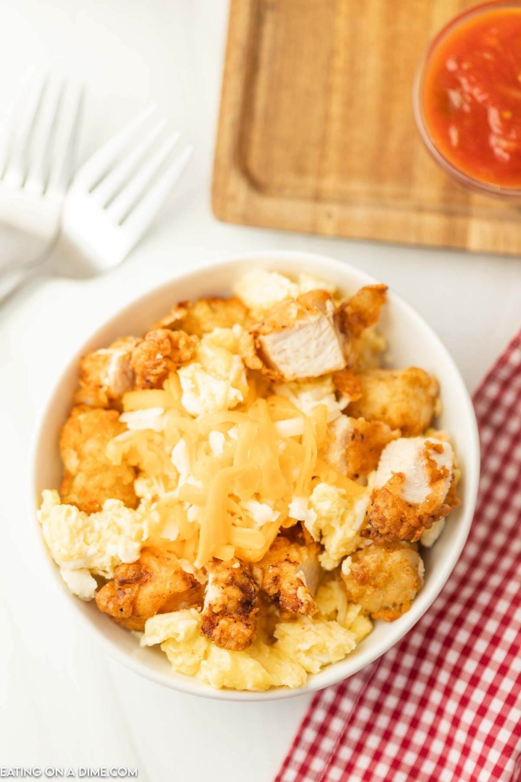 ChickFilA Hash Brown Scramble Bowl Recipe Eating on a Dime