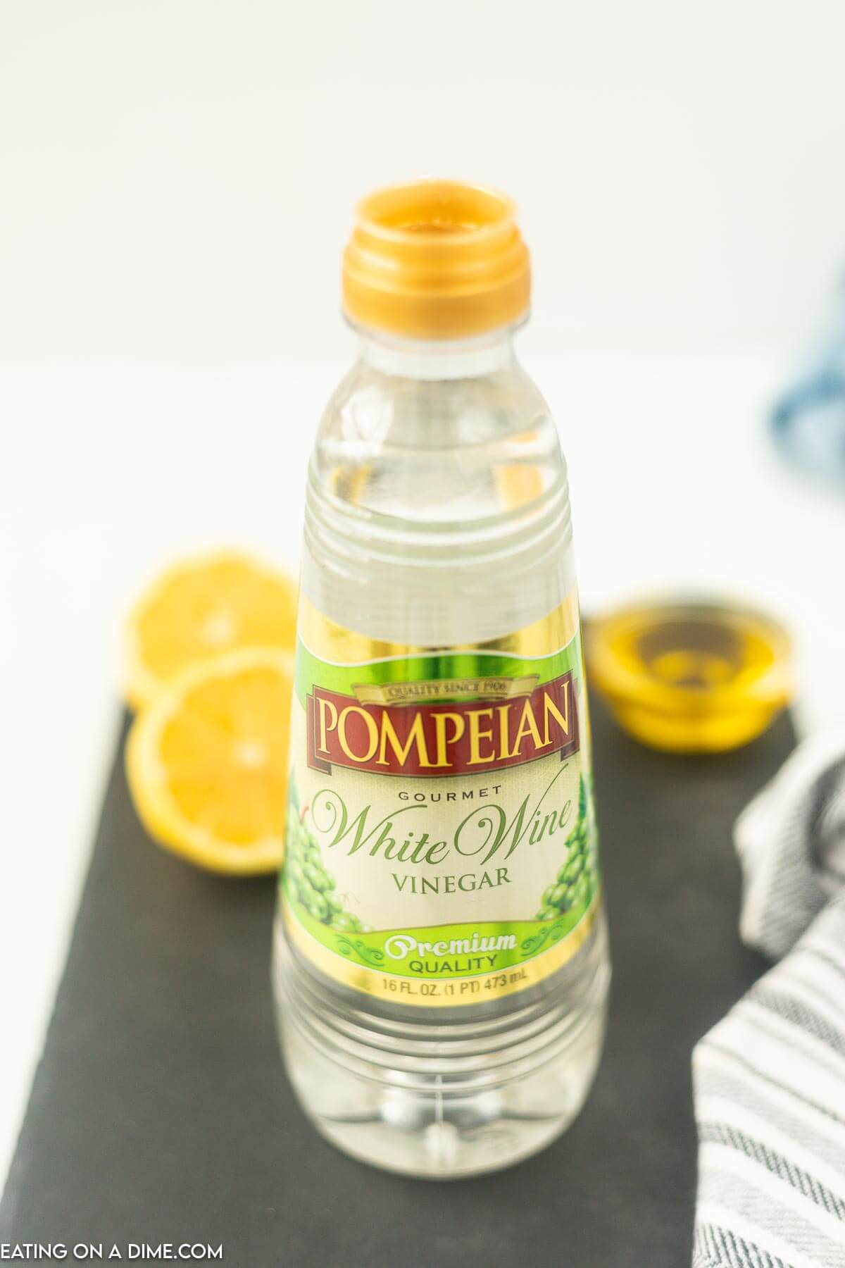 White Wine Vinegar with a side of lemons