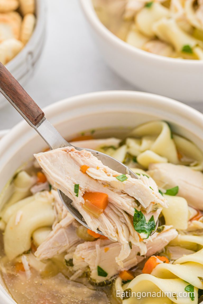 Chick Fil A Chicken Noodle Soup Recipe - Eating on a Dime