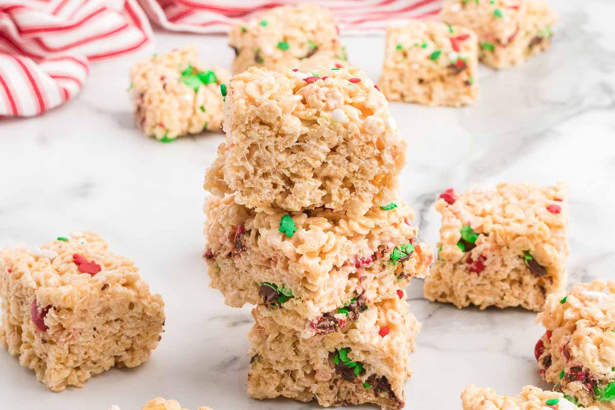 Christmas Rice Krispie Treats Recipe