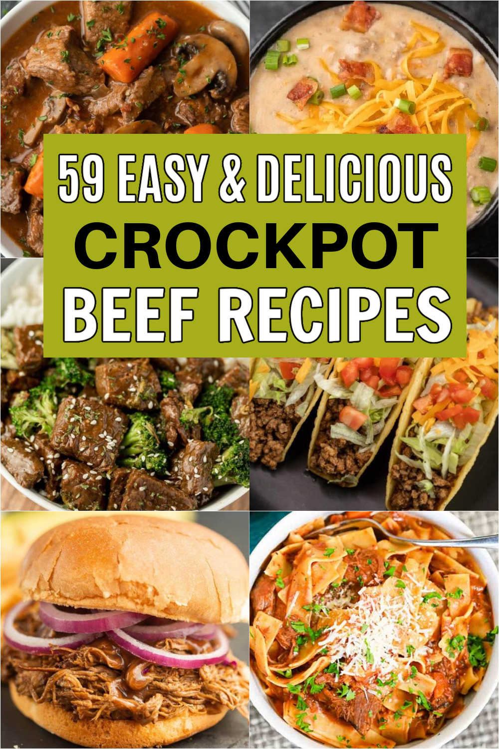Easy Crockpot Beef Recipes