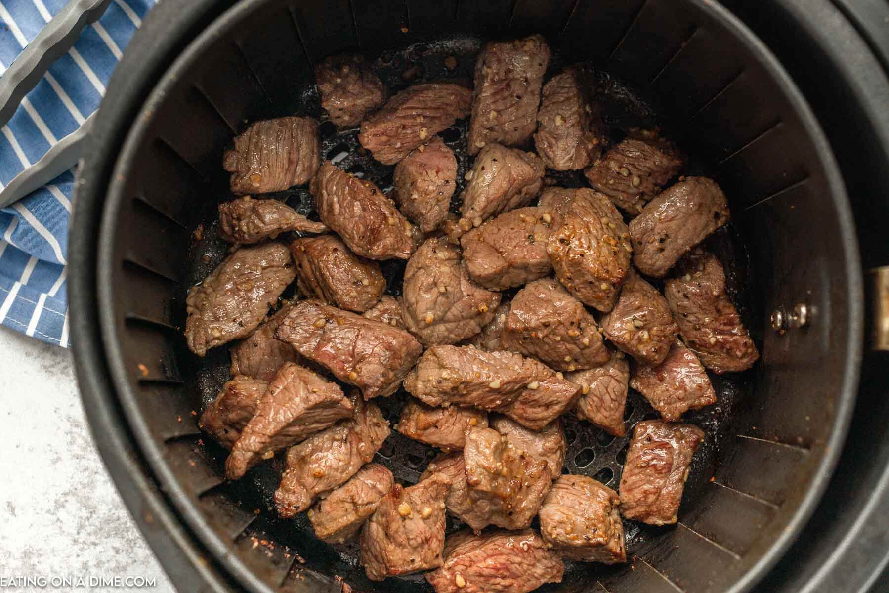 Steak Bites in the air fryer