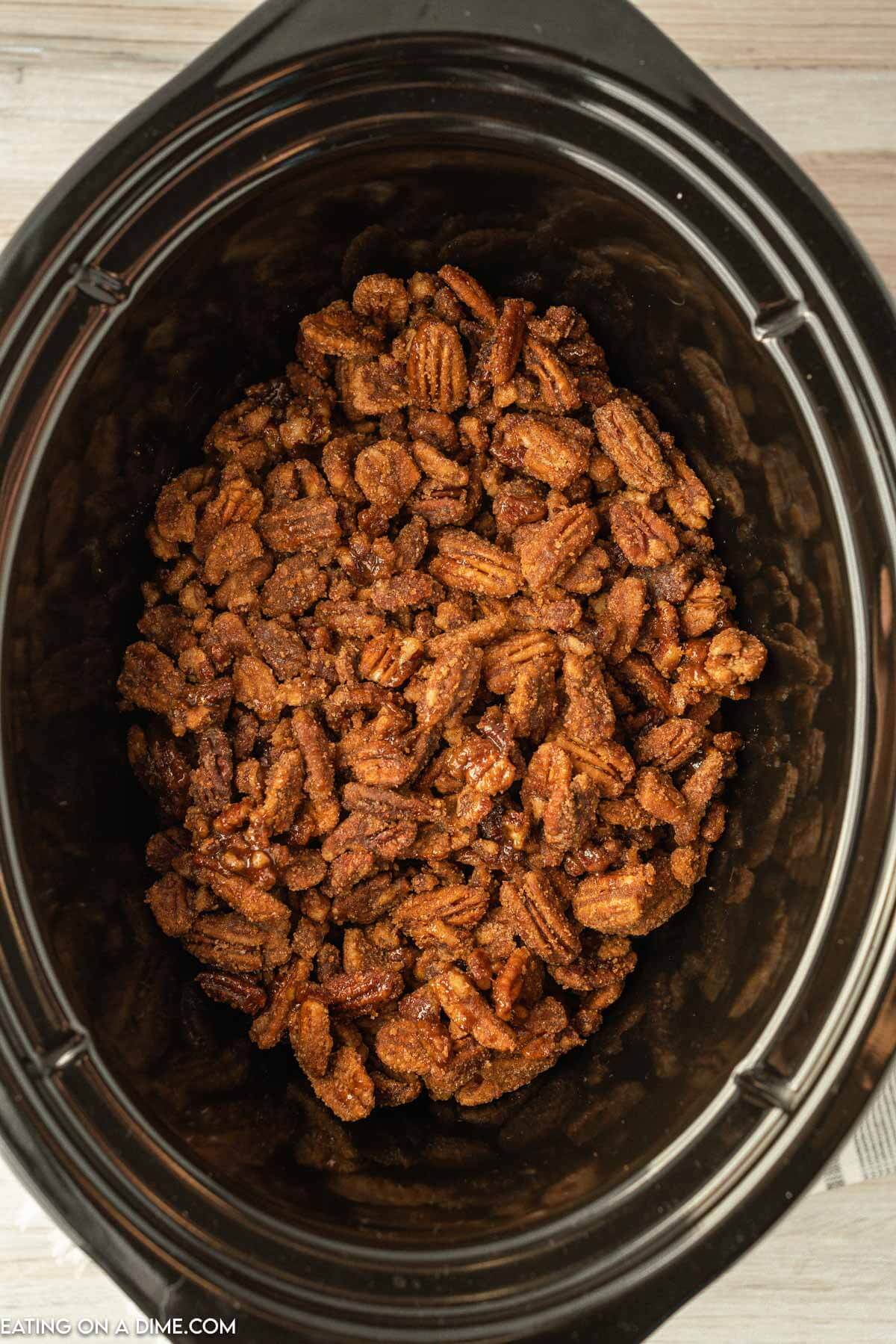 candied pecans in the crock pot