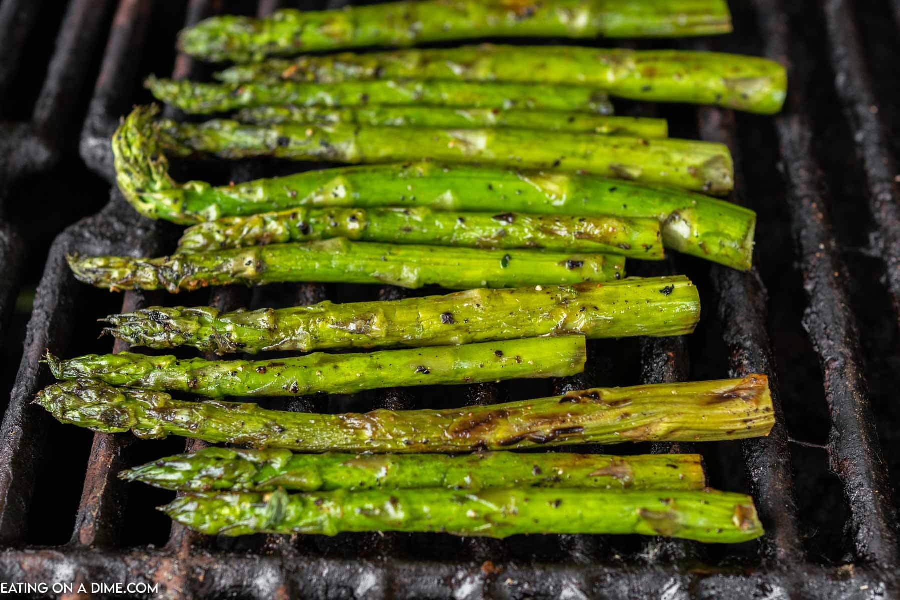 Asparagus on the grill. 