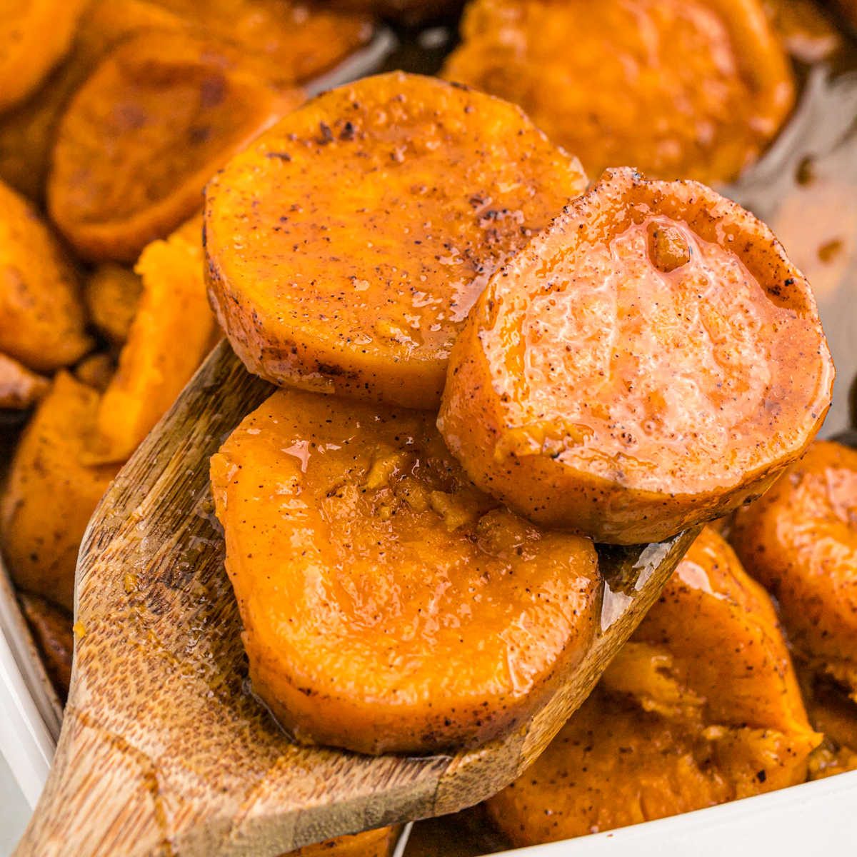 Candied Sweet Potatoes Recipe - Eating on a Dime