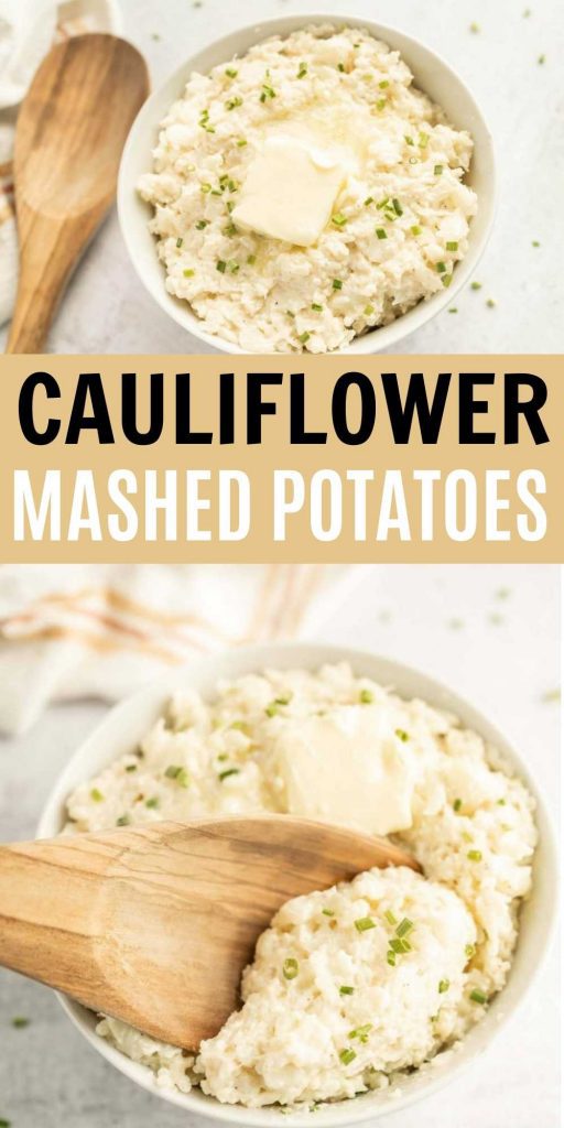 Creamy, delicious Cauliflower Mashed Potatoes is an easy side dish. This low carb side is full of flavor with easy ingredients. Let us show How to Make Riced Cauliflower Mashed Potatoes. #eatingonadime #cauliflowermashedpotatoes #ricedcauliflowerrecipes