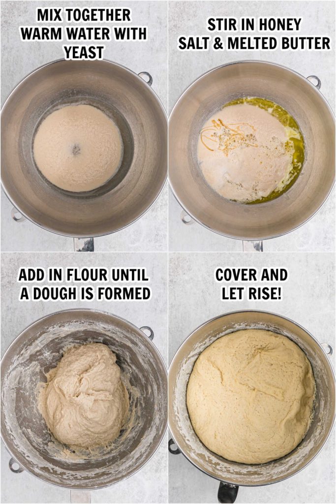 The process of making the dough