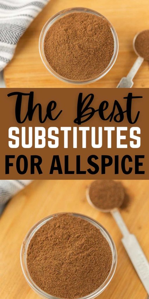 If you are realize you are out of Allspice, we have The Best Allspice Substitutes to save your recipe. There are 5 easy substitutes that you already have in your pantry. #eatingonadime #allspice #easysubstitutes