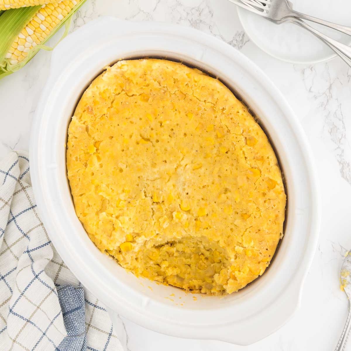 Crock Pot Corn Casserole · Easy Family Recipes