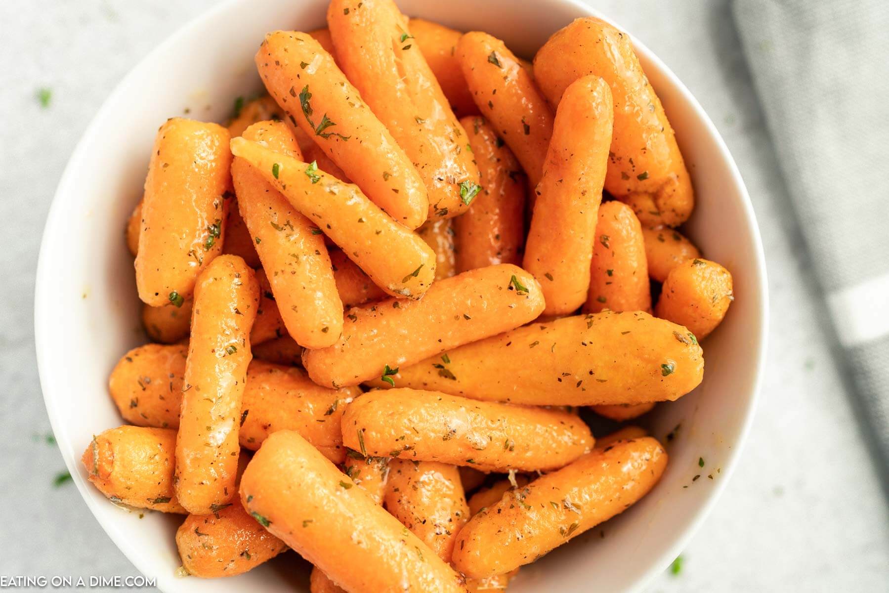 Ranch Carrots in a bowl. 