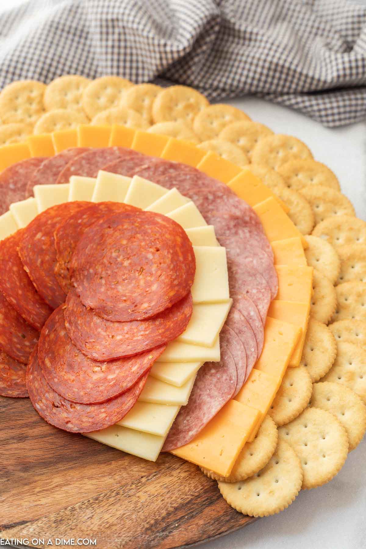 Meat and Cheese Charcuterie board