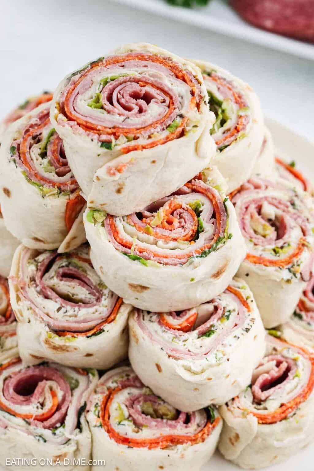 Pinwheel Sandwiches - Eating on a Dime